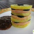 MILHOJAS DE PATATA, FOIE Y TRUFA CON SALSA DE[...]