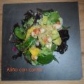 ENSALADA TEMPLADA DE ZAMBURIÑAS, AGUACATE Y[...]