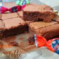 Brownie con toffe