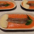 Filetes de sardina con salmorejo