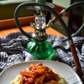 Cuscus con pollo al curry picante