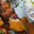 Pollo satay tailandés con salsa picante de[...]