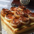 TARTA DE ROSAS DE MANZANA