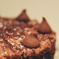 TARTA BROWNIE CON MOUSSE DE CHOCOLATE