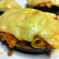 BERENJENAS RELLENAS CON POLLO