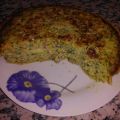 Tortilla de verdura y jamón