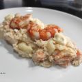 ENSALADILLA DE MERLUZA Y GAMBAS