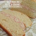 Brioche de jamón de york y queso