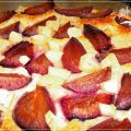Tarta de ciruelas y manzana