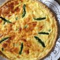 Quiche de salmón y espárragos