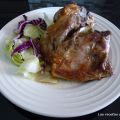 Cordero asado.