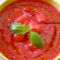 Sopa Fría de Tomate y Sandía