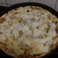 Pizza de Fugazzeta con mozzarella