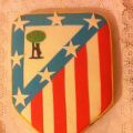 TARTA FONDANT ESCUDO DEL ATLETICO DE MADRID