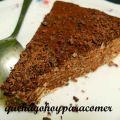 Tarta de obleas y crema de cacao y avellanas