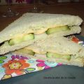 SANDWICH DE CALABACÍN, PAVO Y QUESO