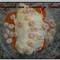 LENGUADO CON TOMATE Y GAMBAS