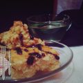 Bizcochitos de coco y crema pastelera.