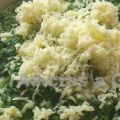 Espinacas a la crema con setas