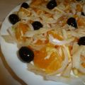 Remojón Granadino de naranja con bacalao.