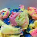 Helados multicolor