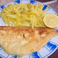 Merluza rebozada con Harimsa pescaditos