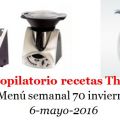 Menú semanal 70  con thermomix