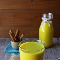 Golden milk iced latte