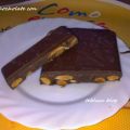 TURRÓN DE CHOCOLATE CON ALMENDRAS