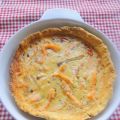 Quiche de salmón fresco y pimientos