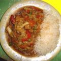 Pavita guisada con verduras