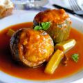 Alcachofas al curry con butifarra y jamón