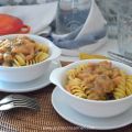 Fusilloni con Calamares Encebollados