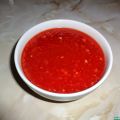 Salsa de tomate y miel