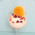 Helado express de yogur y frutos rojos