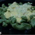 Gnocchi de Espinacas con Salsa de Calabaza