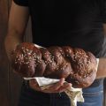 BRIOCHE TRENZADO DE CHOCOLATE
