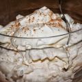 Postre cremoso de manzana