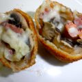 CHAMPIÑONES RELLENOS EMPANADOS