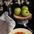Pantela de manzana y miel, helado de vainilla y[...]