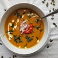Puré de calabaza al curry rojo con leche de[...]