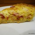 Quiche de beicon y queso.