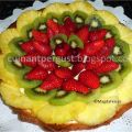 Tarta de hojaldre con frutas