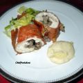 ROLLITO DE POLLO CON SETAS DE CARDO