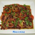 Ensalada de tomate y granada con aliño de sumac