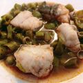 Habas con vaina y bacalao (2 recetas).
