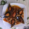 Garbanzos con mejillones