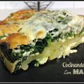 Pastel de Espinacas y Patatas Gratinado
