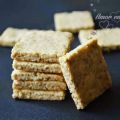 Galletas saladas de almendras y ajonjolí