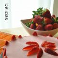 Tarta de yogurt y fresas